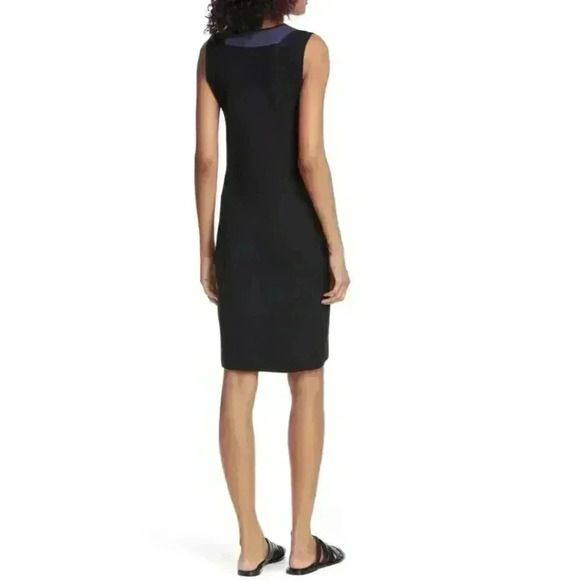 NWOT Women's Black Stretch-knit Mini Dress - Picture 7 of 8